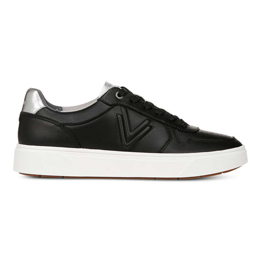 Kimmie Court Sneaker - Black Silver