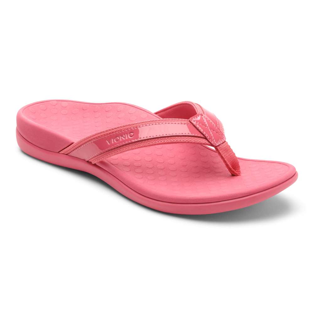 Islander Toe Post Sandal Fuchsia – Vionic Shoes - Main Image