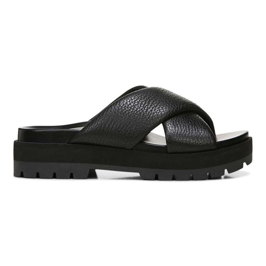 Vesta Flatform Lug Sandal - Black