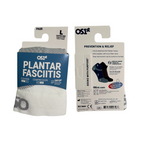 No Show Plantar Fasciitis Compression Socks (FS4) - Grey