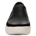 Kearny Platform Slip-On Sneaker - Black Leather