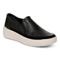 Kearny Platform Slip-On Sneaker - Black Leather
