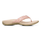 Layne Toe Post Sandal - Peach Woven