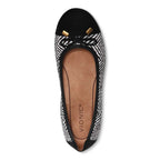 Minna Ballet Flat - Black/White