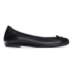 Minna Ballet Flat Classic - Black Lizard