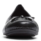 Minna Ballet Flat Classic - Black Lizard