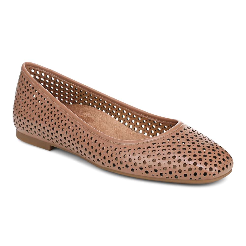 Orinda Perf Ballet Flat - Mocha