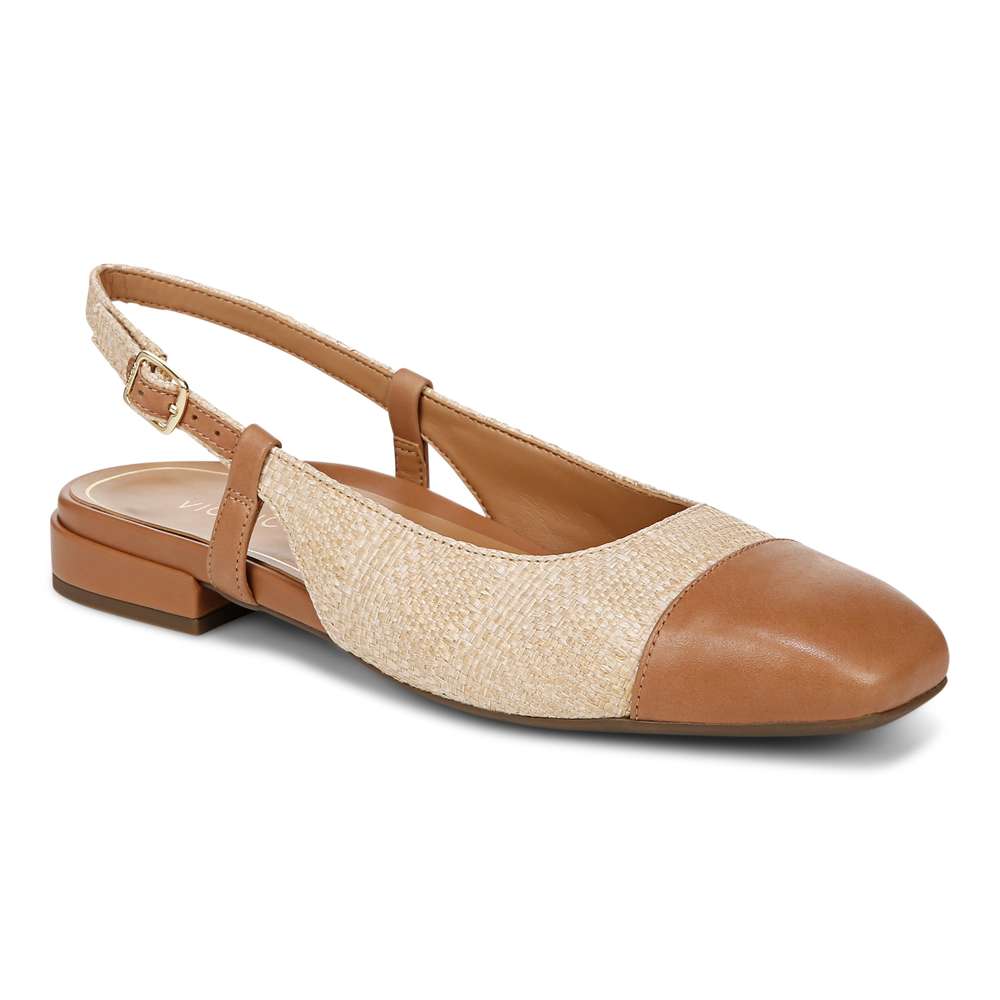 Petaluma Slingback Flat - Natural