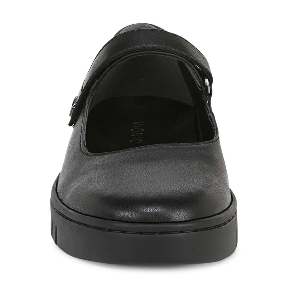 Uptown Mary-Jane - Black Leather