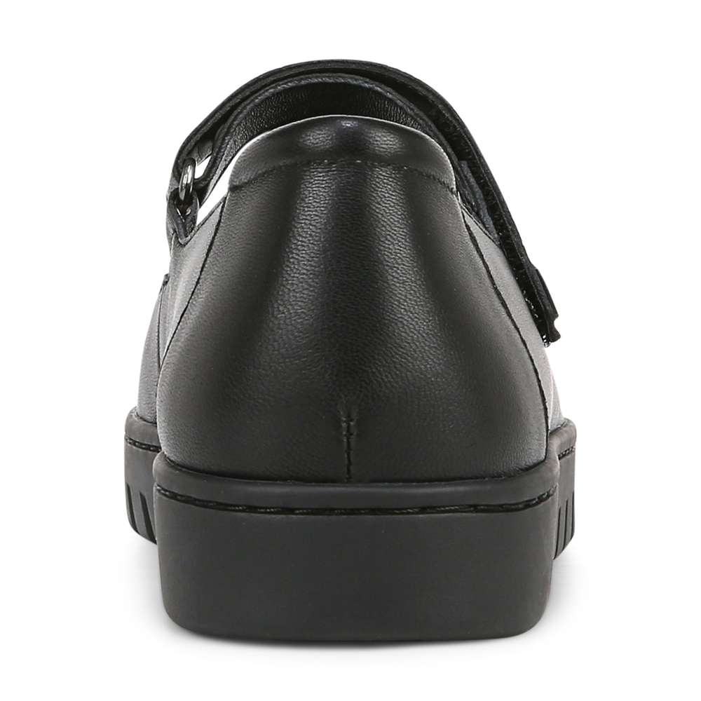 Uptown Mary-Jane - Black Leather