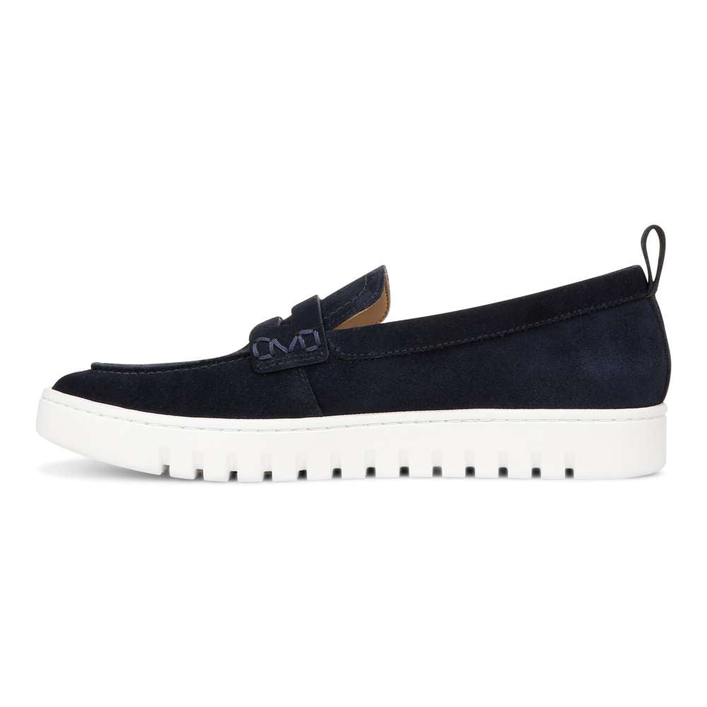 Uptown Loafer - Navy/White