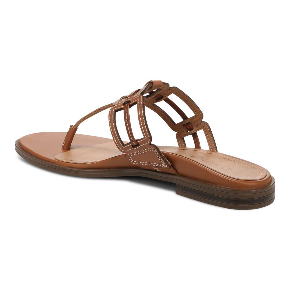 Alvana Toe Post Sandal - Tan