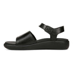 Awaken Recovery Sandal - Black Leather