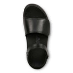 Awaken Recovery Sandal - Black Leather