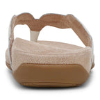 Bella Braid Toe Post Sandal - White