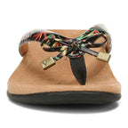 Bella Toe Post Sandal - Black Tropical