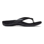 Bella Toe Post Sandal - Black Lizard