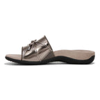 Bella Slide Sandal - Pewter
