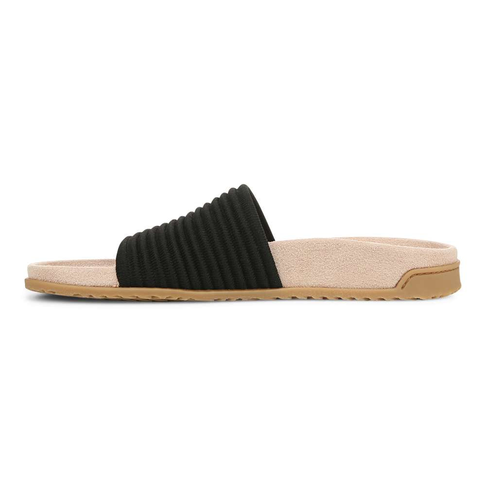 Evie Knit Slide - Black