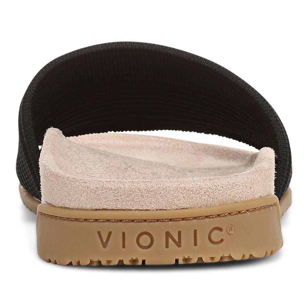 Evie Knit Slide - Black