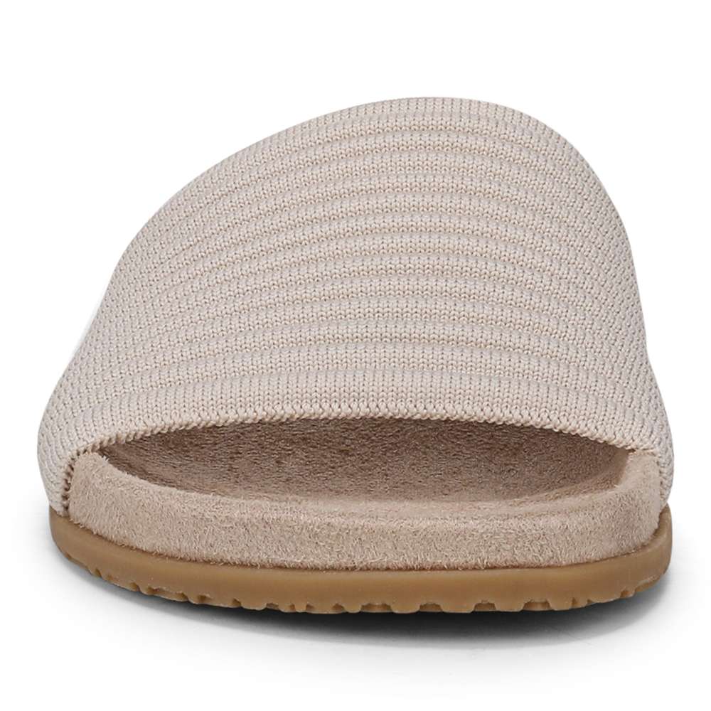 Evie Knit Slide - Cream
