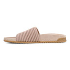 Evie Knit Slide Sandal - Tan/Gold