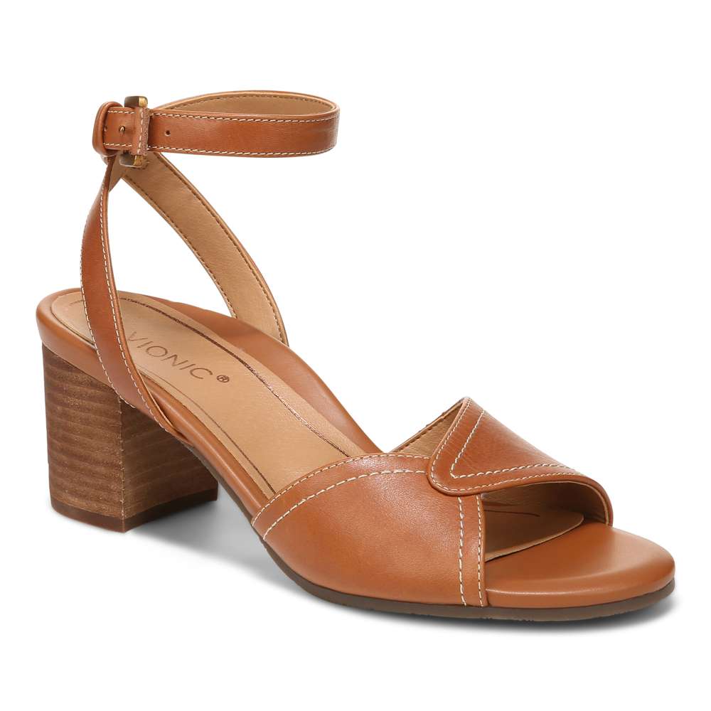 Isadora Heeled Sandal - Tan