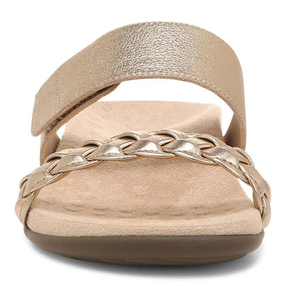 Jeanne Slide Sandal - Gold
