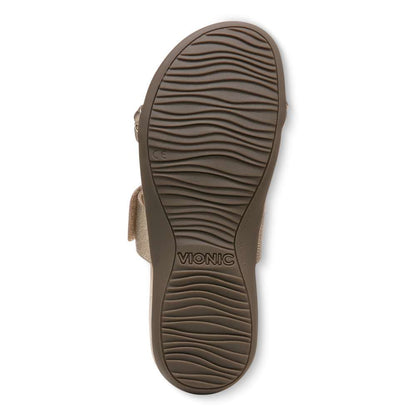 Jeanne Slide Sandal - Gold