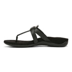 Karley Toe Post Sandal - Black Wavy