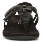 Karley Toe Post Sandal - Black Wavy