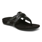 Karley Toe Post Sandal - Black Wavy