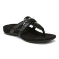 Karley Toe Post Sandal - Black Wavy