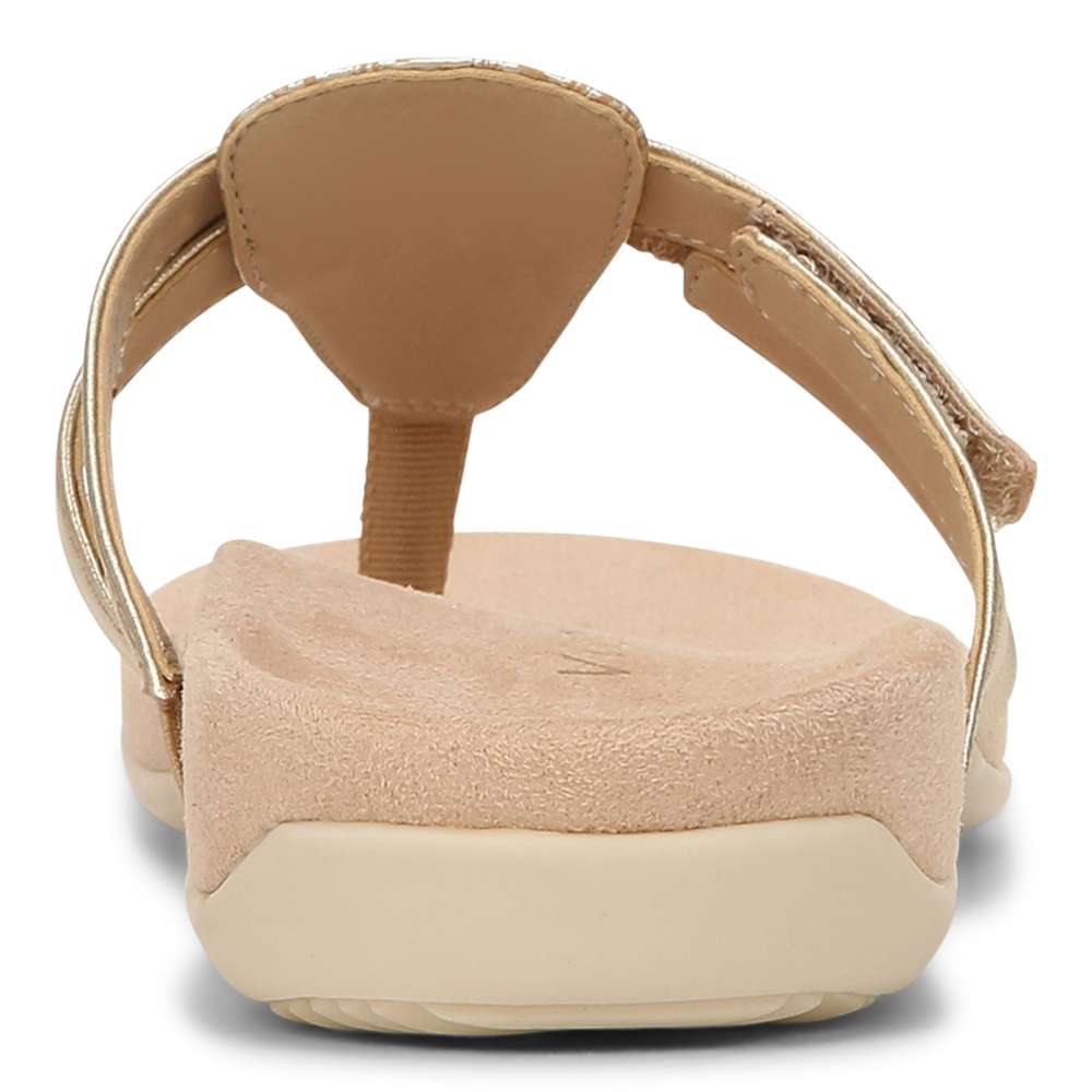 Karley Toe Post Sandal - Gold