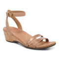 Orlanda Wedge Sandal - Macaroon Pearl Snake