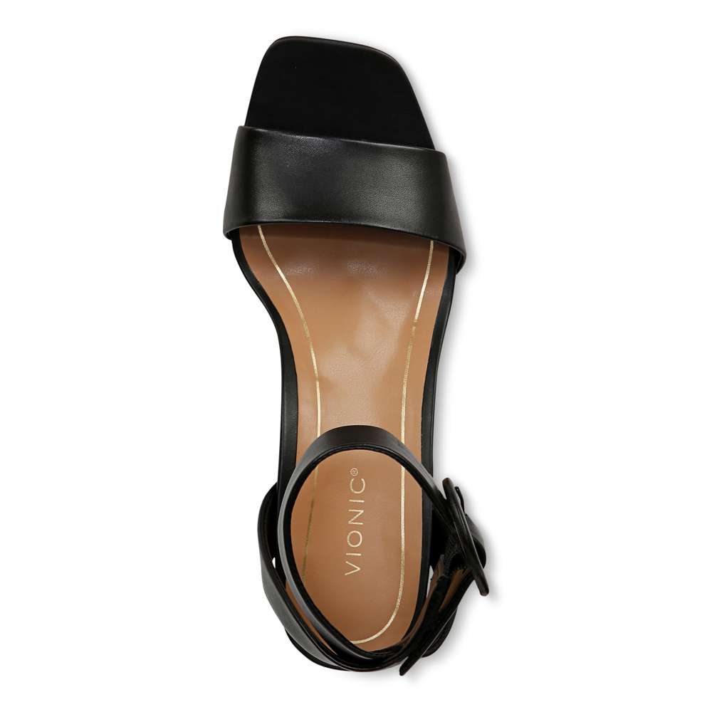 Zinfandel Block Heel Sandal - Black