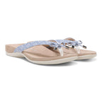 Bella Toe Post Sandal - White Tile