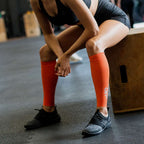Sports Calf Compression Sleeve (CS6) - Orange