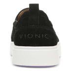 Kimmie Perf Slip-On Casual Sneaker - Black Suede