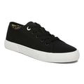 Oasis Lace-Up Casual Sneaker - Black Canvas