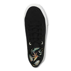 Oasis Lace-Up Casual Sneaker - Black Canvas