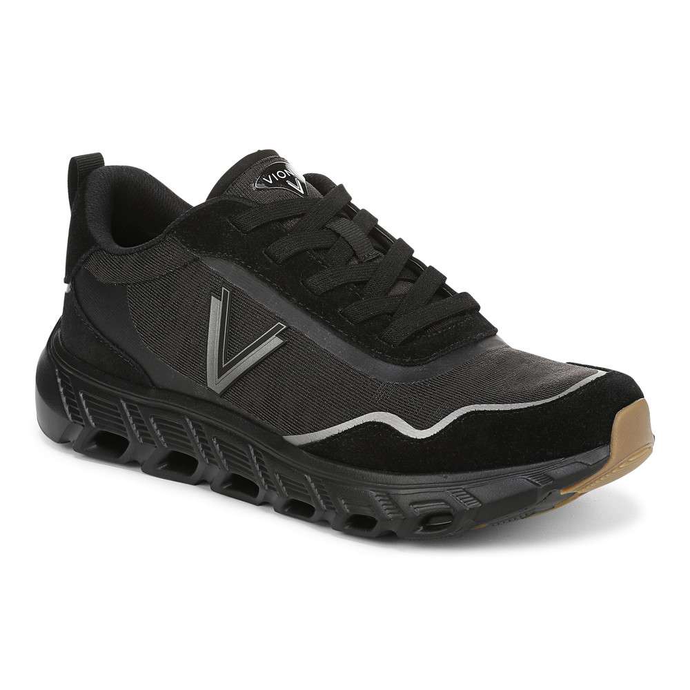 Presley Lace-Up Sneaker - Black