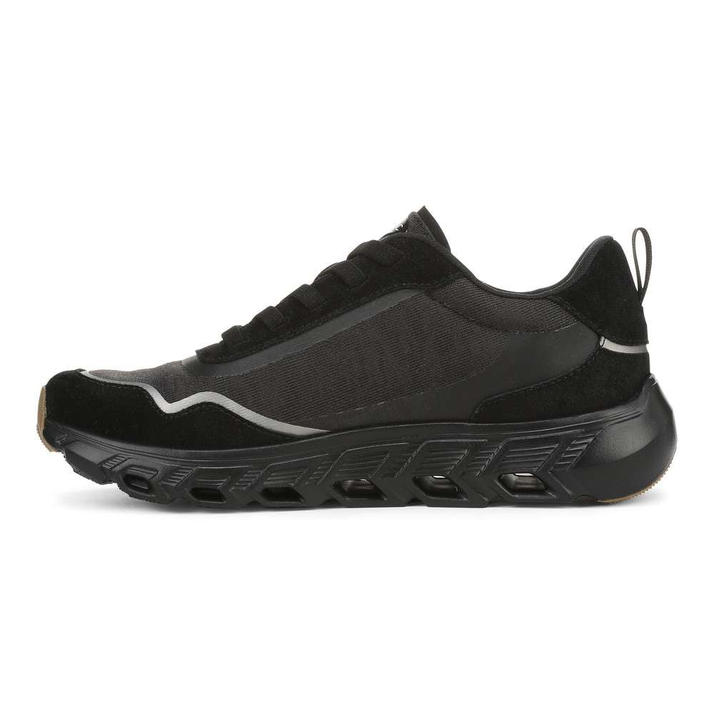 Presley Lace-Up Sneaker - Black