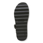 Reyna Flatform Sandal - Black Leather