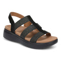 Sabrina Flatform Sandal - Black Suede