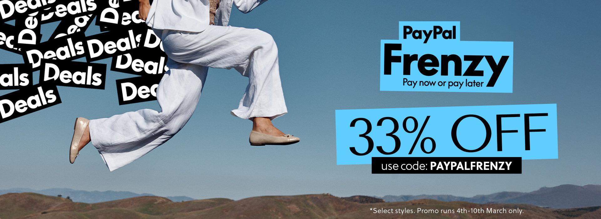 Paypal Frenzy - 33% OFF Exclusive Styles