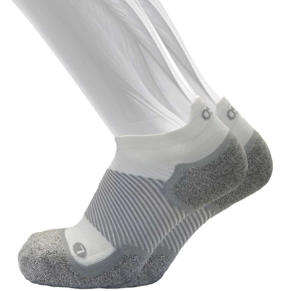 Wide No Show Wellness Performance Sock (WP4+) - White