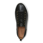 Winny Lace-Up Casual Sneaker - Black Leather Nubuck