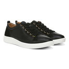 Winny Lace-Up Casual Sneaker - Black Leather Nubuck