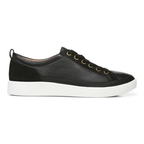 Winny Lace-Up Casual Sneaker - Black Leather Nubuck